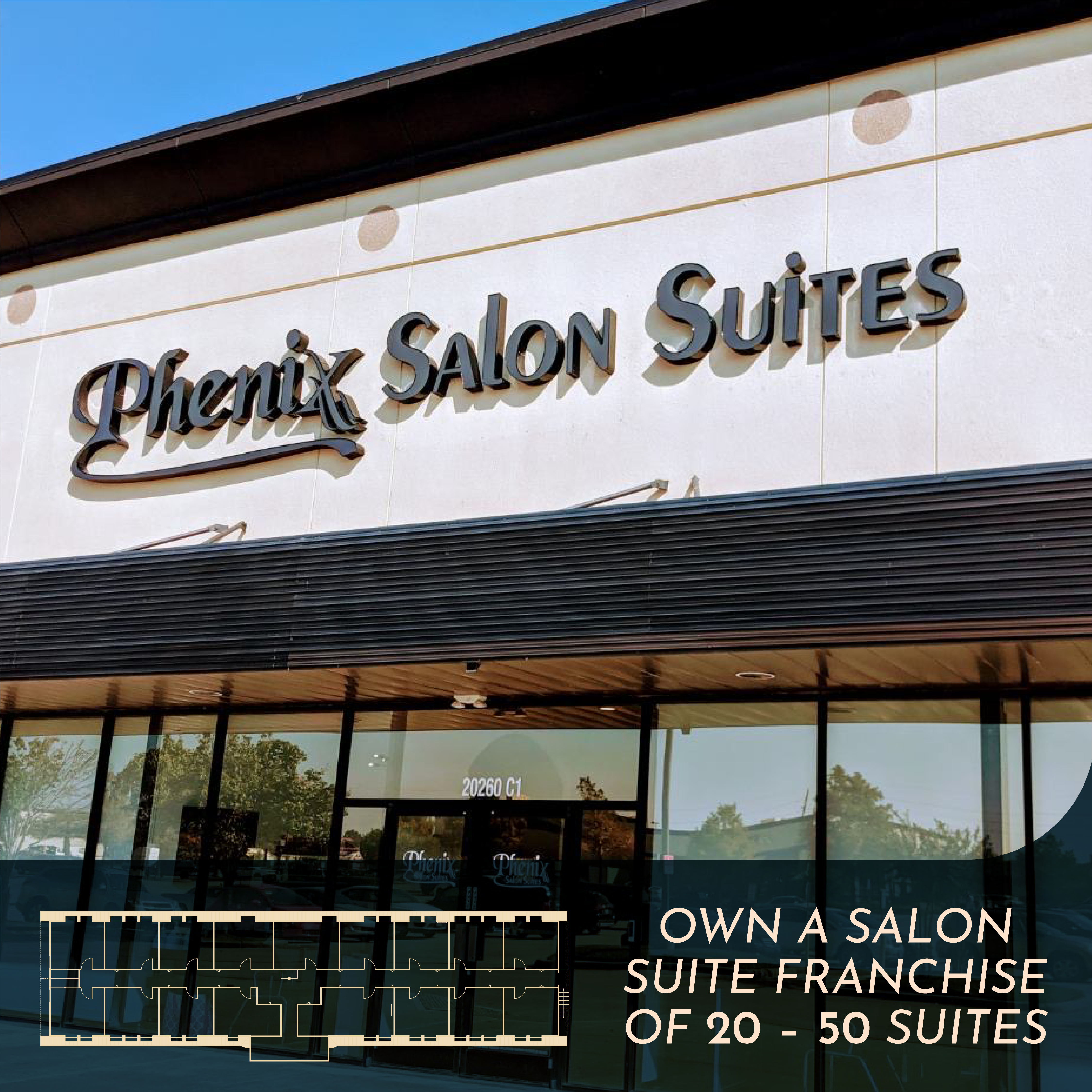 Own a Phenix Salon Suite franchise