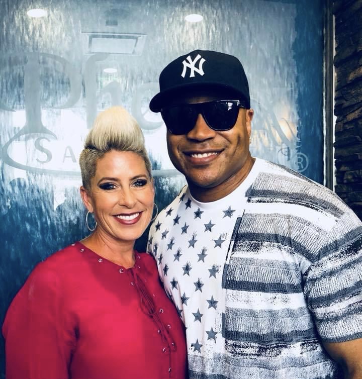 Phenix Salon Suites founder Gina Rivera and multi-unit franchisee LL COOL J.